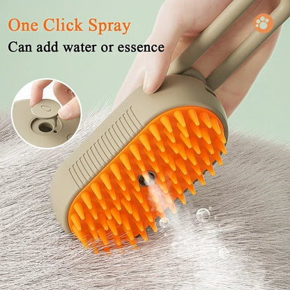 Electric Steamy Pet Brush
