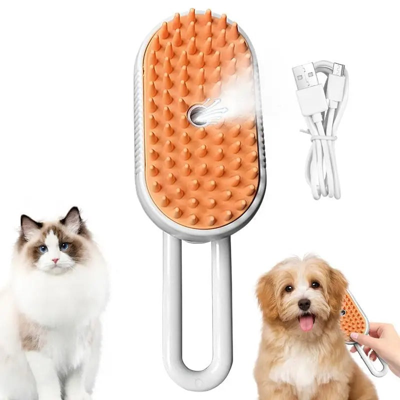Electric Steamy Pet Brush
