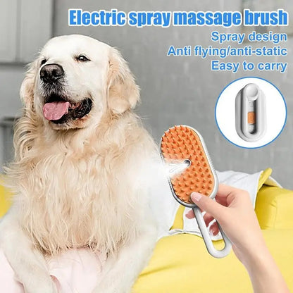 Electric Steamy Pet Brush