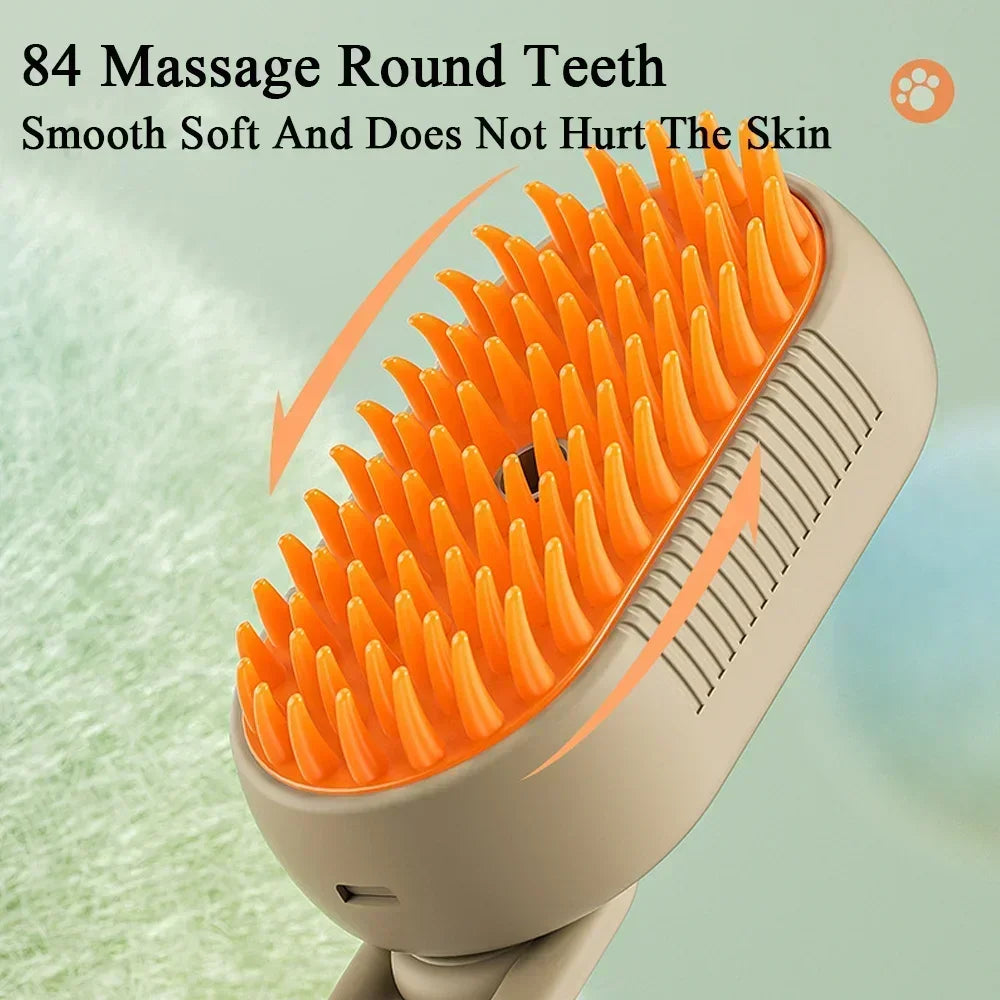 Electric Steamy Pet Brush