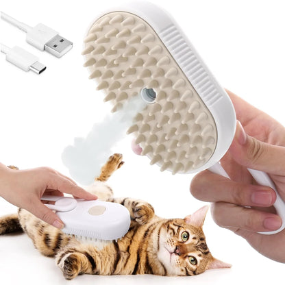 Electric Steamy Pet Brush