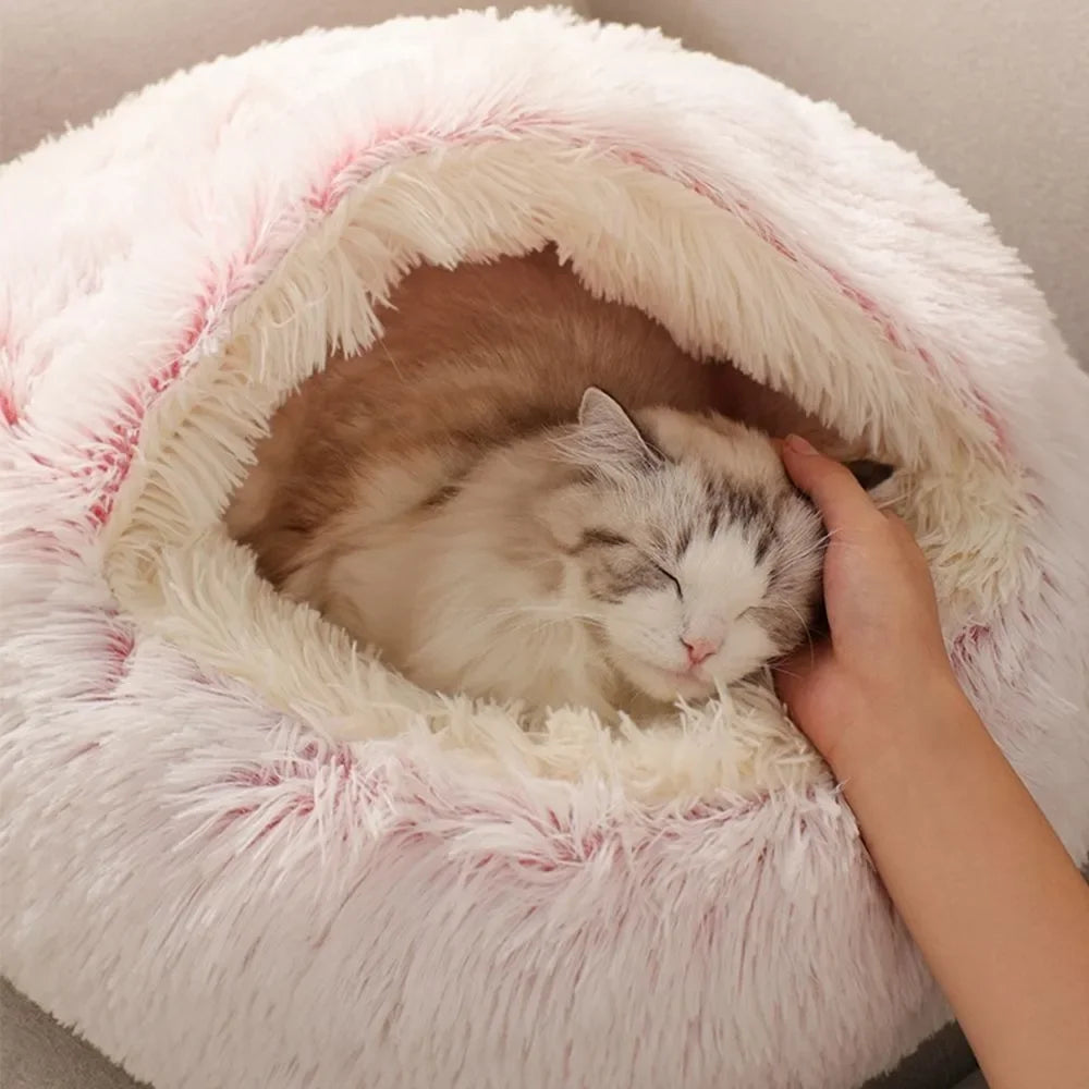 Soft Warm Long Plush Pet Bed